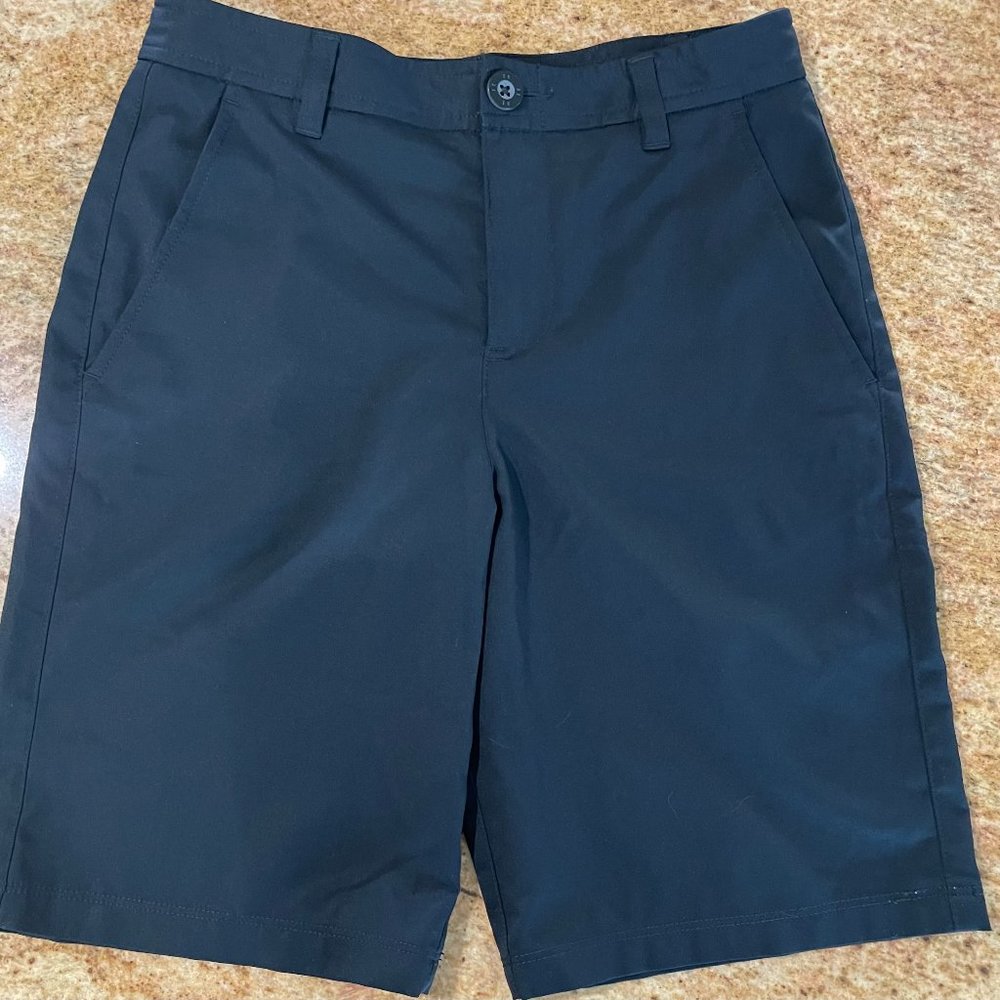 Under Armour Boys Black Golf Shorts